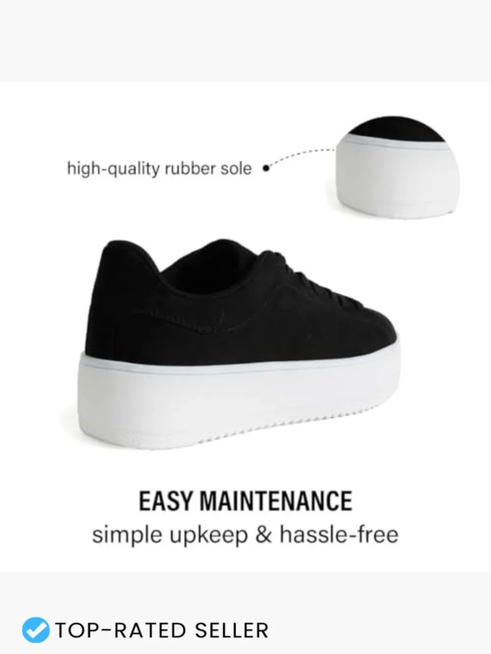 Platform Sneakers Lace Up Fashion Shoes Casual Comfort Chic Modern Urban Style